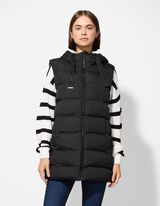 Steppweste - Kapuze mit Tunnelzug