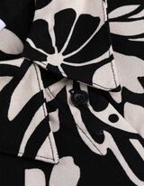 blůza - Potisk po celé ploše - bílá