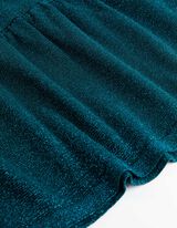 sukienka - Lurex - ciemny zielony