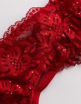 Brazilian - Paillettenbesatz - rot