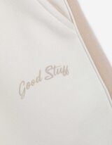 Joggingbroek - Contraststrepen - wit