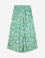 Pantaloni a palazzo - LENZING™ ECOVERO™ - verde