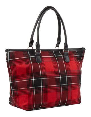 Damen Shopper mit Tartan-Karo&nbsp;