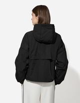 Jachetă - Glugă cu șnur - Negru