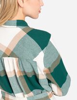 Vestito da camicia - Taschina sul petto - verde scuro