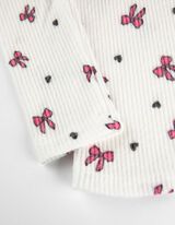 Hossz&uacute; ujj&uacute; felső - Trombita ujj&uacute; - feher