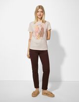 T-shirt - Sierkraaltjes - wit