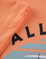 Marškinėliai - Priekinė spauda - oranzinis