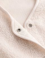 Weste - Teddyfell - beige