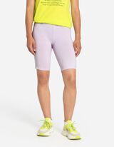 Pantaloni ciclism - Amestec de bumbac - Mov