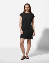 Kleid - gerade geschnitten - schwarz