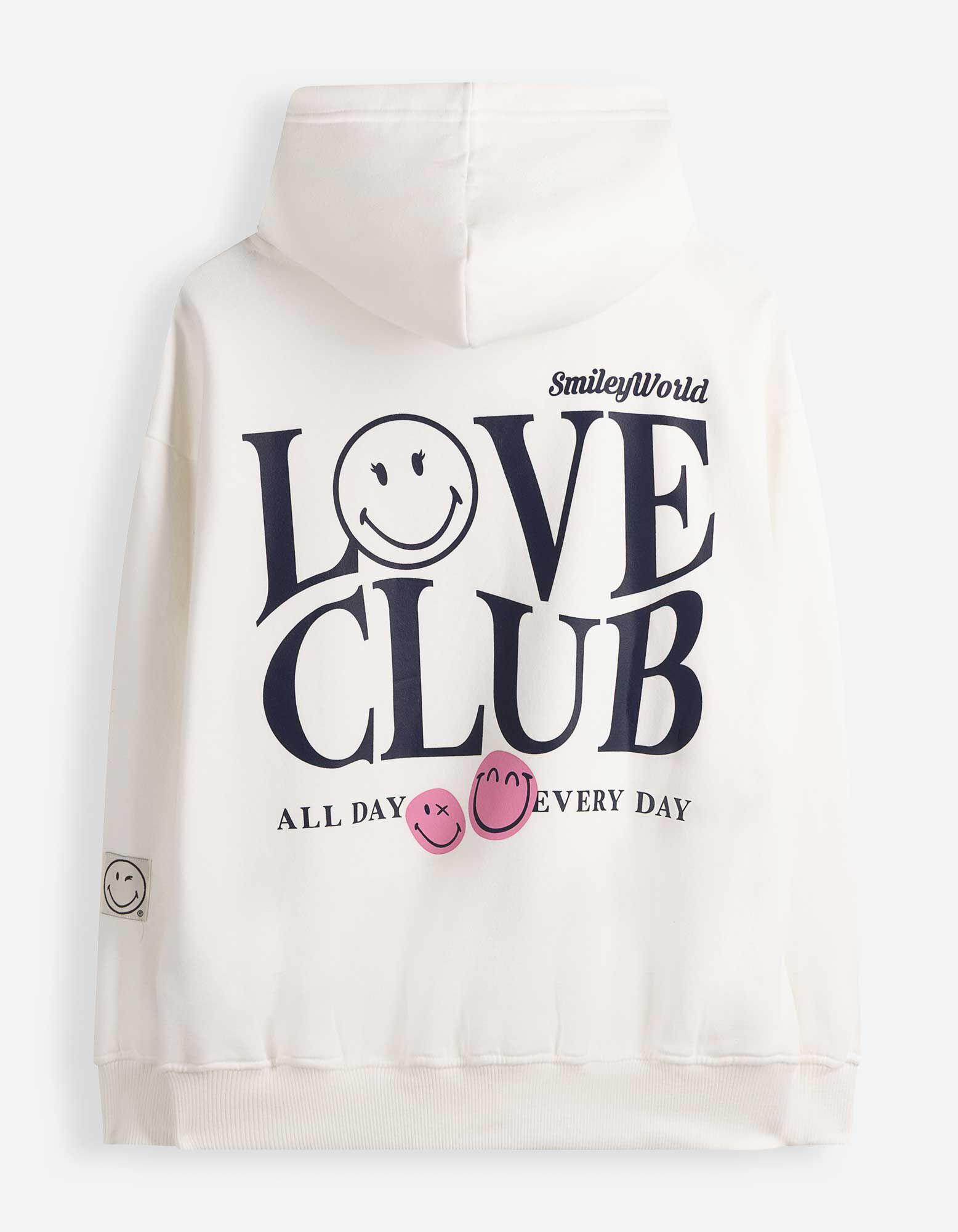 Hoodie - SmileyWorld&reg; - Off-White