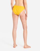 Bikiinipüksid - soonikuline struktuur - kollane