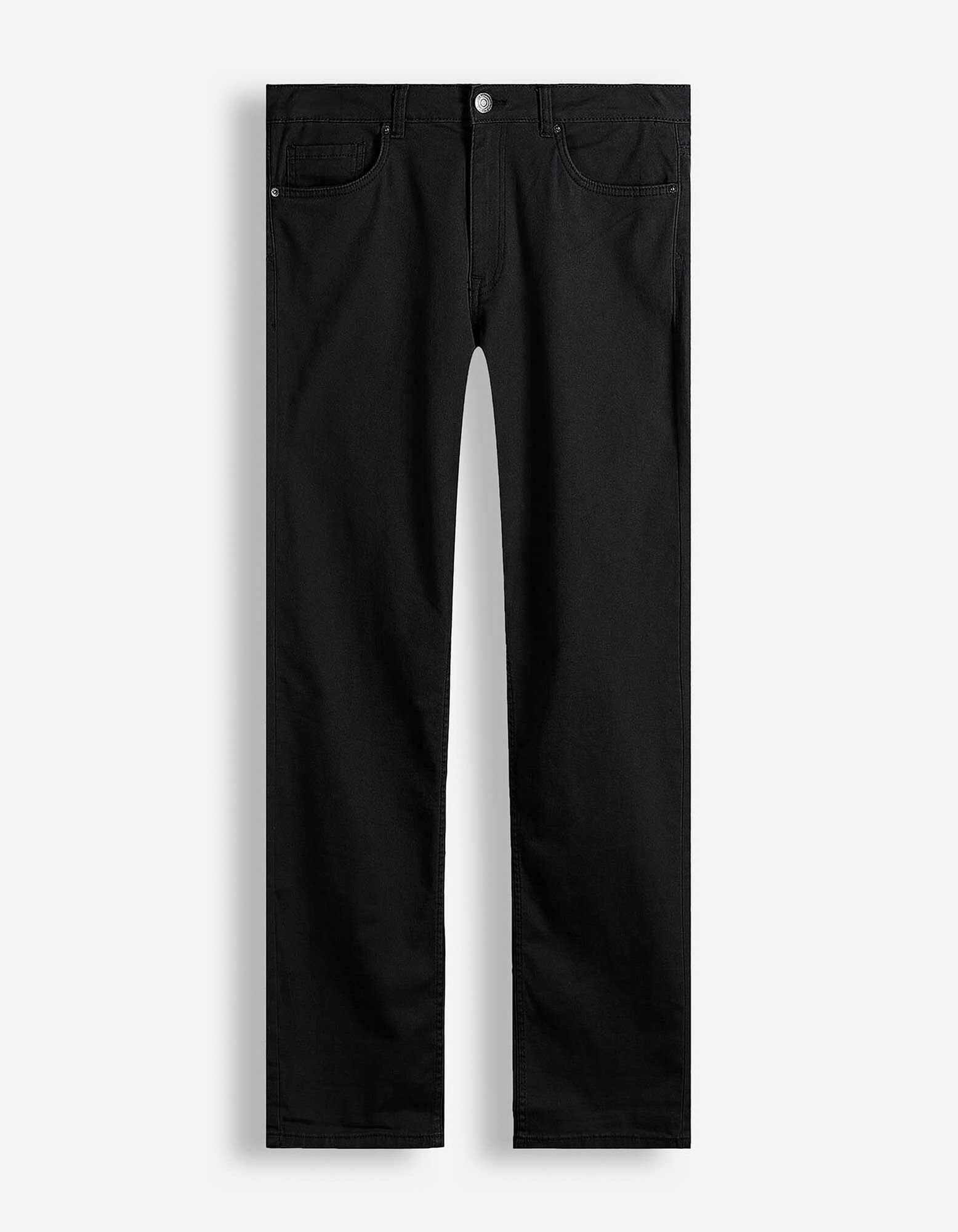 Hose - Straight Fit - Schwarz