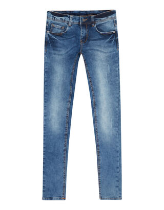 M&auml;dchen Skinny Fit Jeans im Used Look 