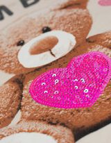 koszulka z długim rękawem - z cekinami - bez