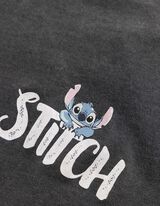 Tričko - Lilo a Stitch - tmavoseda