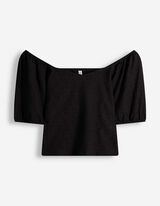 T-Shirt - Lochspitze - Schwarz