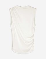 top - Mockneck - bialy