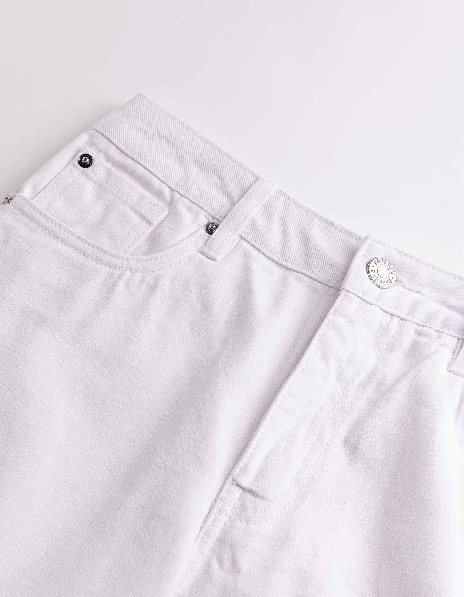 Jeans - Wide Fit - Wei&szlig;