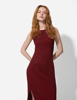 Midišaty - Bočný rázporok - tmavocervena