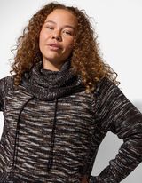 Longpullover - Rollkragen - weiß