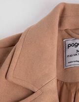 Cappotto - Effetto lana - marrone chiaro