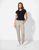 Nohavice - Regular Fit - bezova