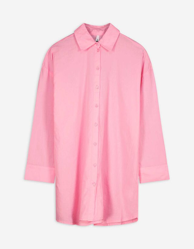 Hemd - einfarbig - pink