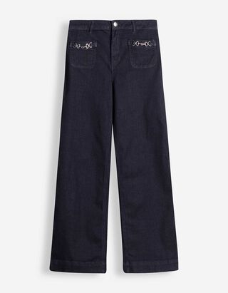 Jeans - Wide Fit - Dunkelblau