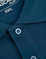 Polo - Unicolore - turquoise