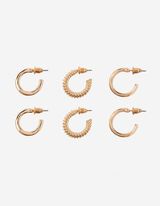 Damen Ohrringe - 3er-Pack