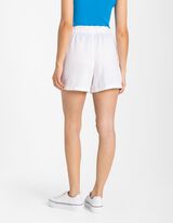 Pantaloncini - Misto lino - bianco