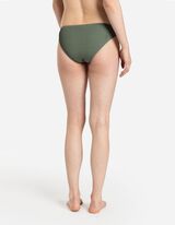 dół od bikini - prążkowana faktura - ciemny zielony