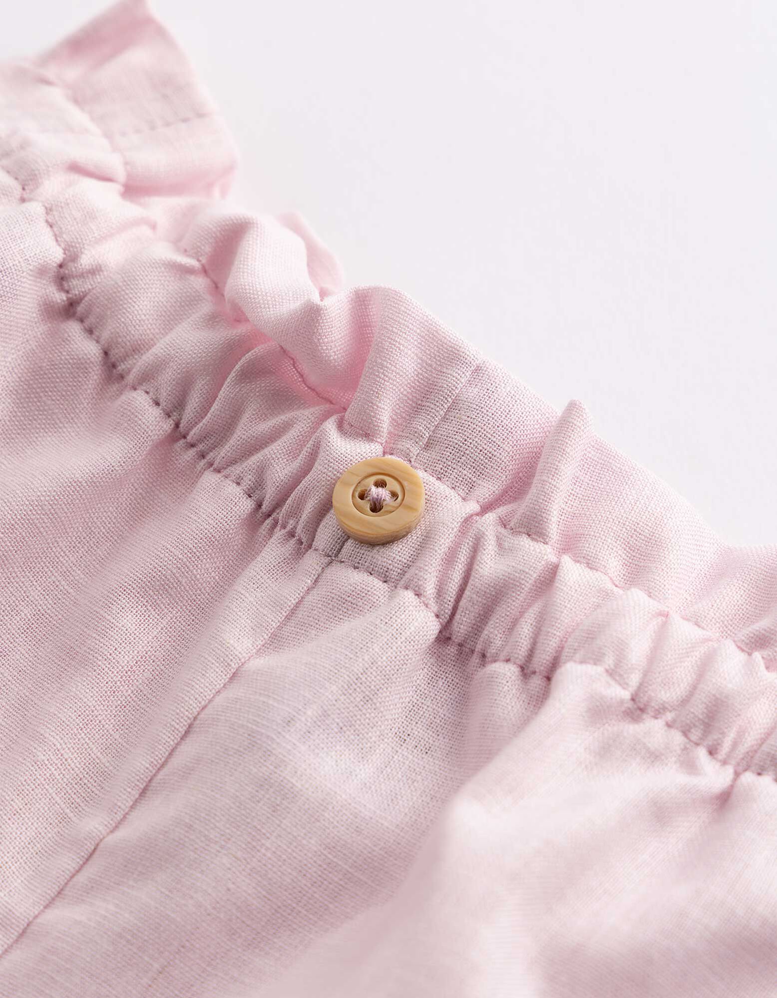 Shorts - Leinen - Rosa