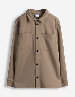 Overhemd - Oversized fit - beige