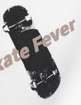 Komplet pidžame od majice i kratkih hlača - stražnji ispis - broncana