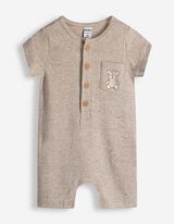 Anzug - Weiches Material - Beige