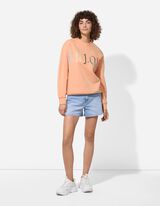 Meleg&iacute;tőfelső - H&iacute;mzett - vilagos piros