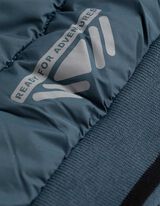 Tepitud jope - vetthülgav - tumesinine