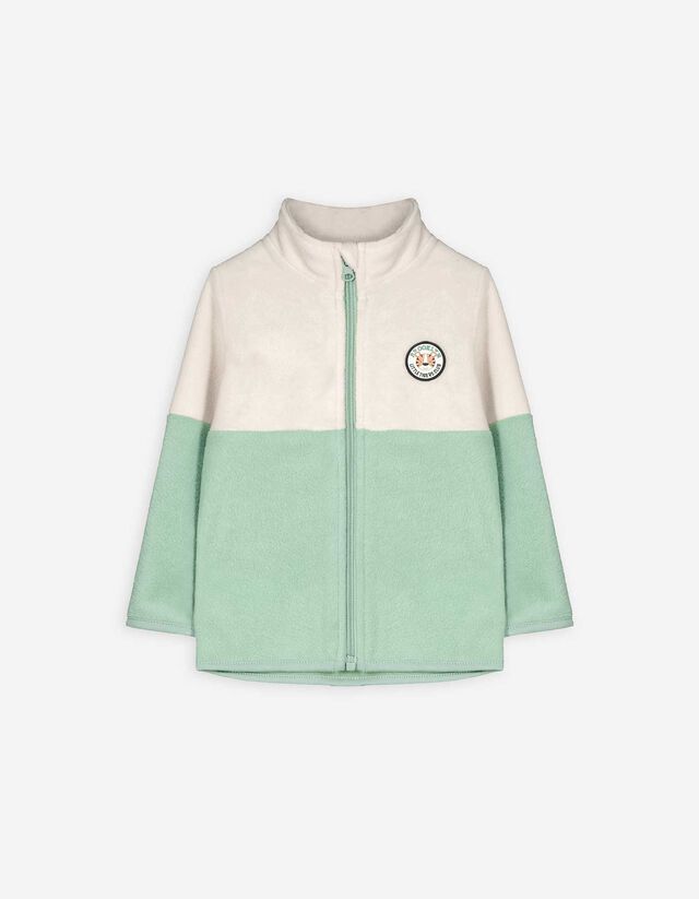 Fleecetrui - Label - beige