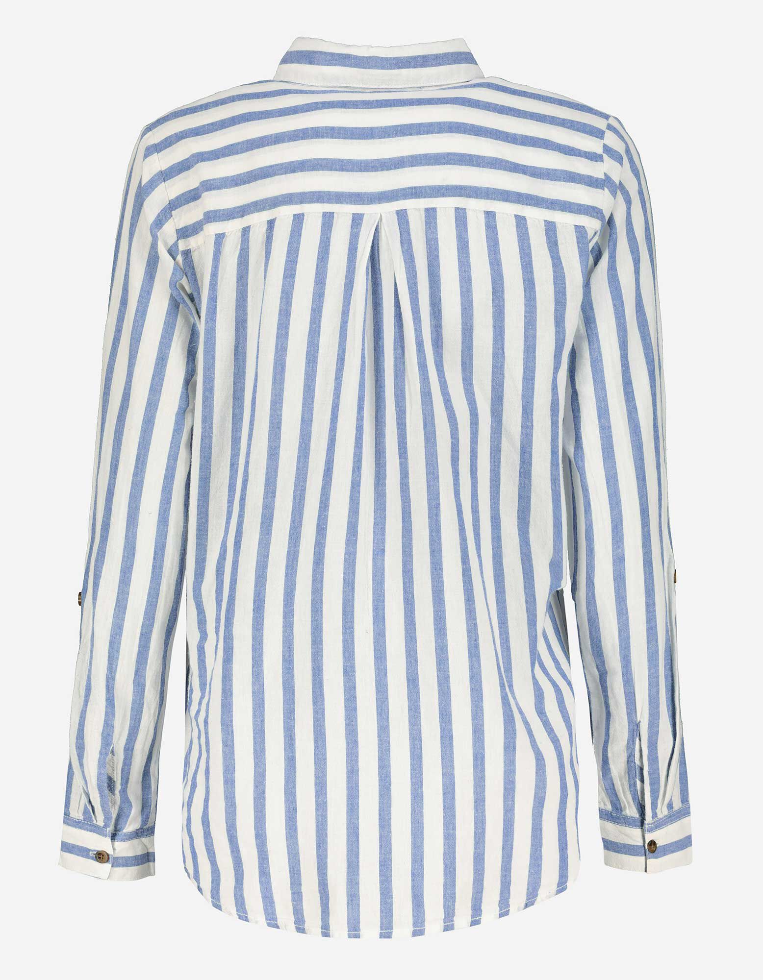 Overhemdblouse - Borstzak - donkerblauw