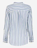 Overhemdblouse - Borstzak - donkerblauw