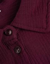 Blouse - Mousseline - donkerlila