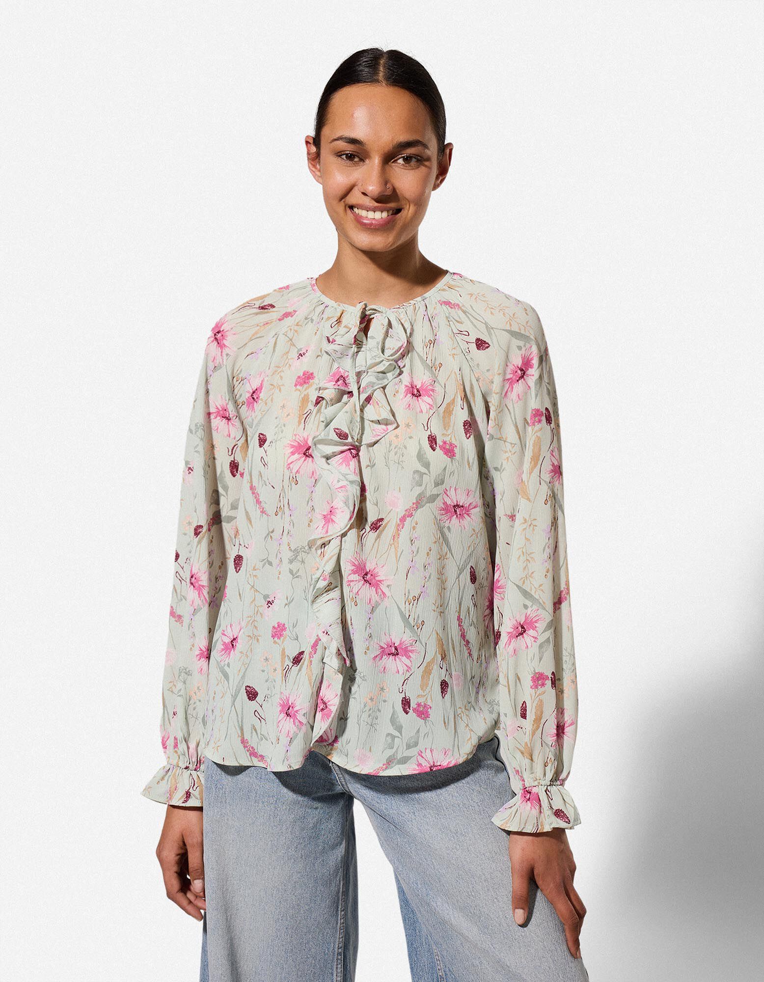 Blouse - Zachte touch - Lichtgroen