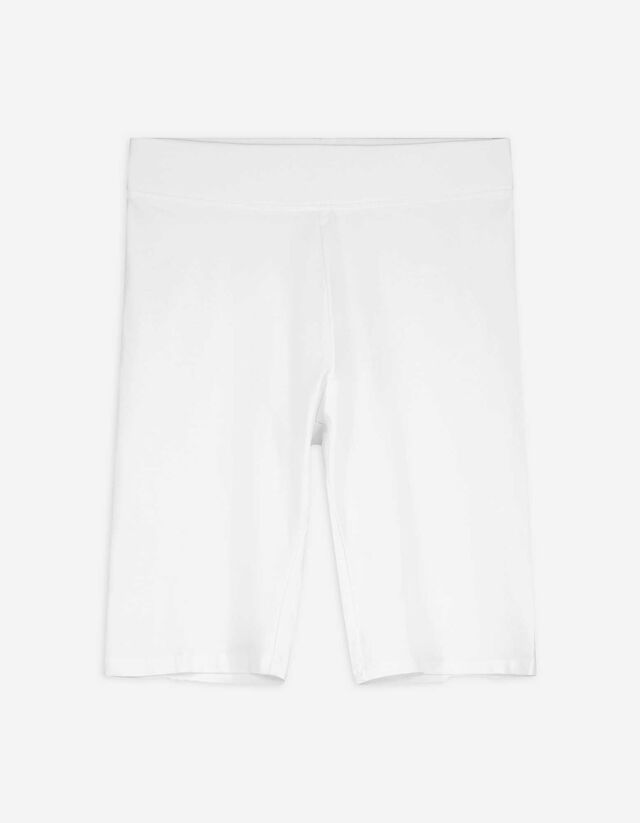Radlerhose - Elastischer Bund - weiß