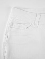 Džinsai - Push-Up - baltas