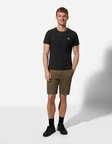 Tricou - Bandă de nasturi - Negru