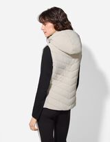 Steppweste - Steppnähte - weiß