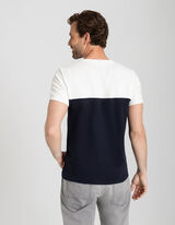 Majica kratkih rukava - blokiranje boja - tamno plava